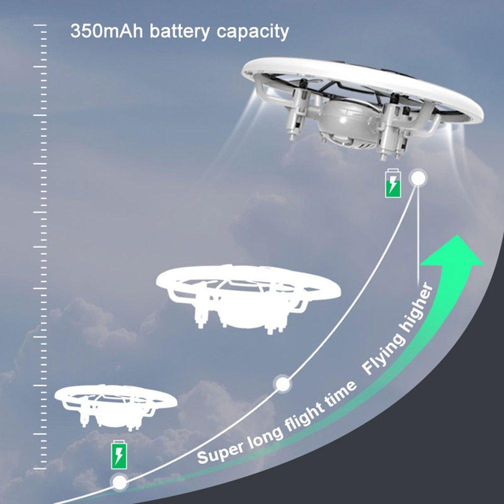 Изображение товара: Мини Квадрокоптер индукционный беспилотный Смарт-часы с дистанционным зондированием жесты самолета НЛО ручной контроль беспилотник высота удержания детская игрушка