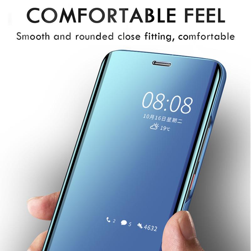 Изображение товара: Умный зеркальный чехол для телефона Huawei P40 P30 P20 Mate 30 Pro Lite Honor 10 9 8 Lite View 20 8X 9i P Smart 2019 Nova 3 3i 2i, чехол