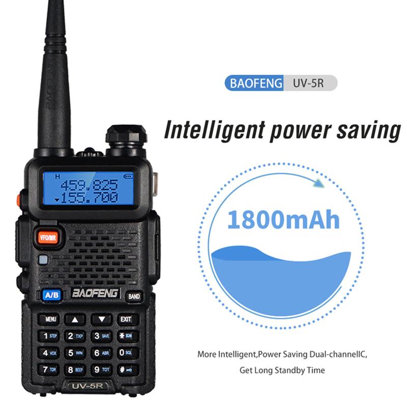 Изображение товара: Рация BaoFeng UV-5R UV5R, 5/6 шт., двухдиапазонный трансивер VHF/UHF FM, портативная двухсторонняя рация UV 5R, Любительское радио, передатчик 10 км