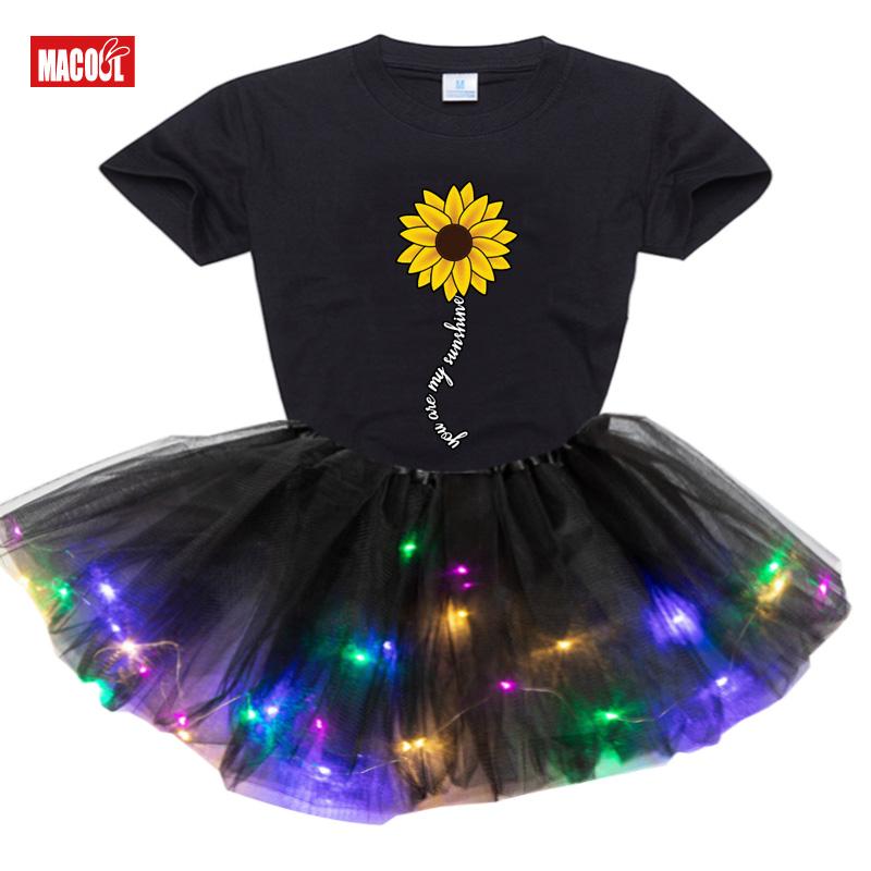 Изображение товара: Новинка 2020, летнее Хлопковое платье с длинным рукавом для маленьких девочек, детская одежда, детские платья принцессы, повседневная одежда для 2-8 лет