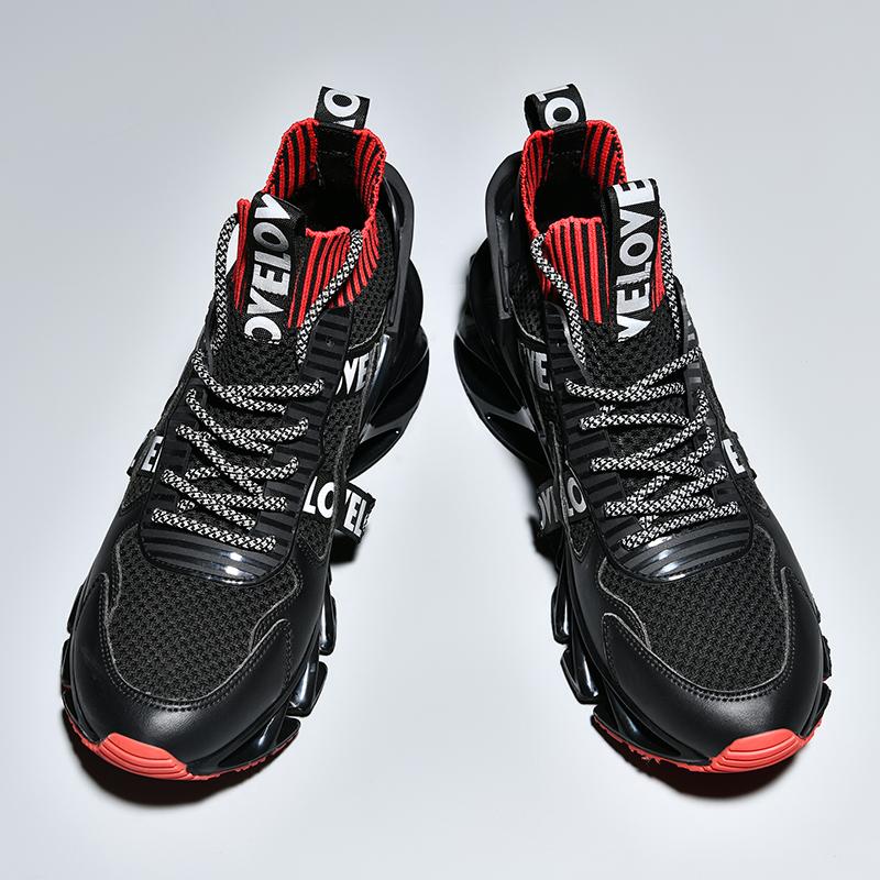Изображение товара: Осенние Светоотражающие светящиеся беговые ботинки, Мужская обувь для фитнеса, спортивные кроссовки, женские кроссовки для бега, спортивная обувь для мужчин