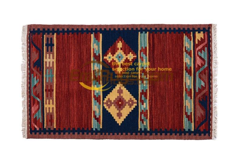 Изображение товара: Трипед, искусственная ткань, ручная работа, шерстяное домашнее украшение, геометрическое турецкое вязание шерсти