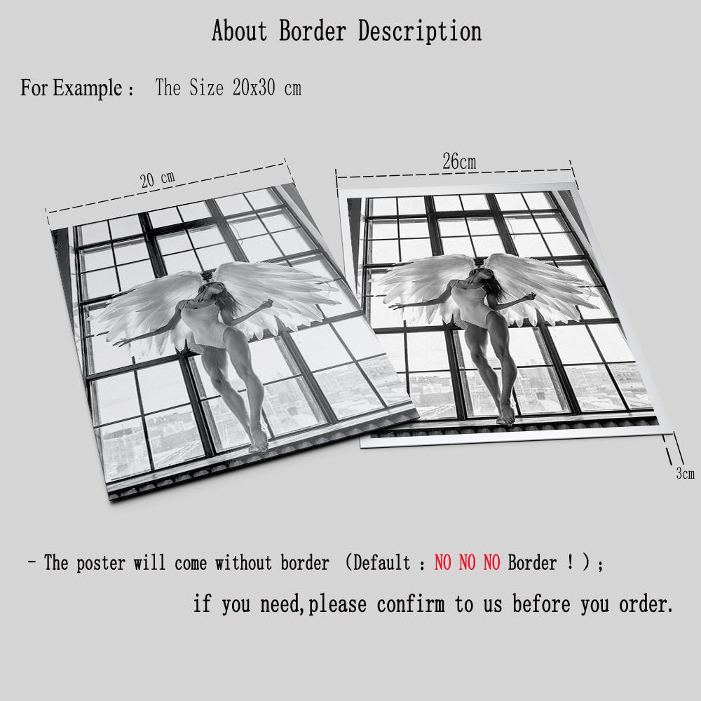 Изображение товара: Плакаты и принты на холсте «Крыло ангела», настенная живопись, черные, белые окна, настенные картины для гостиной, скандинавский Декор для дома