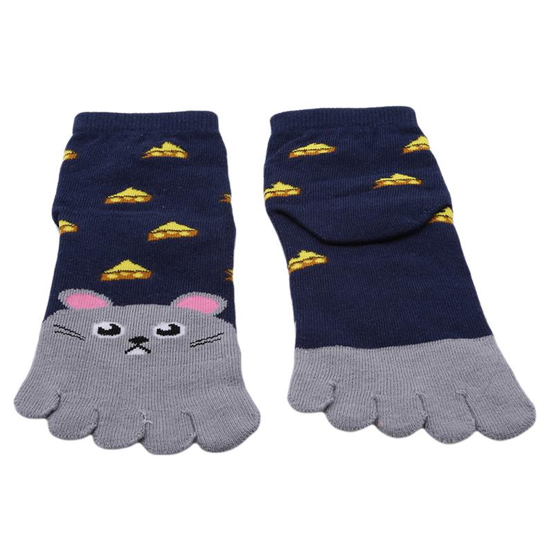 Изображение товара: Кавайные детские носки на новый год хлопковые носки с животными для мальчиков и девочек детские носки с пятью носок с пальцами