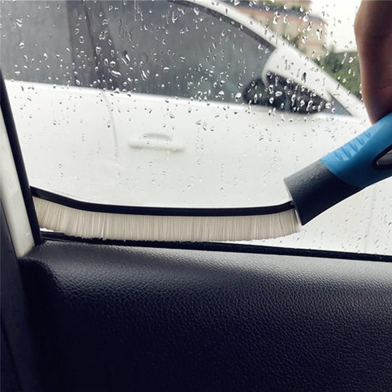 Изображение товара: Автомобильные двери окна уплотнения полосы очистки щетки многоцелевые ручной паз зазор чистящие инструменты внутренняя Чистящая Щетка