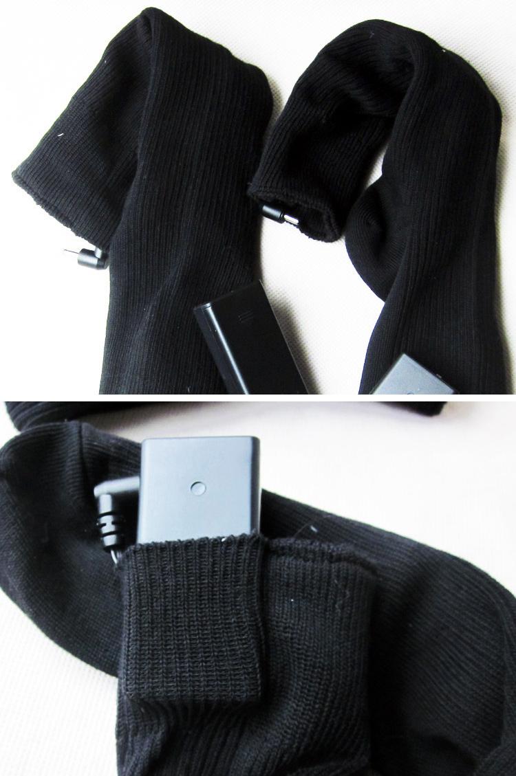 Изображение товара: Зимние Самонагревающиеся Носки для предотвращения холодного Электрического Подогрева носки с питанием от батареи одежда термостойкие теплые носки для ног Новинка