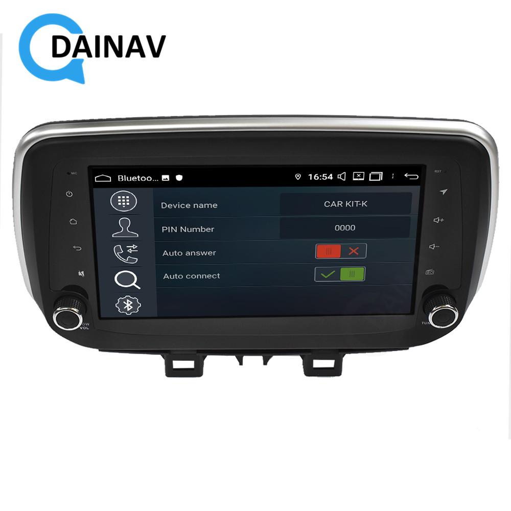 Изображение товара: Автомобильный радиоприемник 2 din Android для Hyundai IX35 Tucson 2018 2019, автомобильный радиоприемник с GPS-навигацией, мультимедийный DVD-плеер