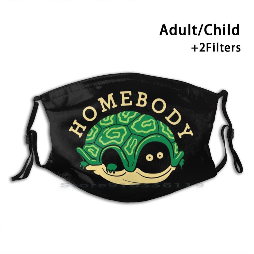 Изображение товара: Домашняя черепаха многоразовая маска для лица с фильтрами для детей Домашняя черепаха