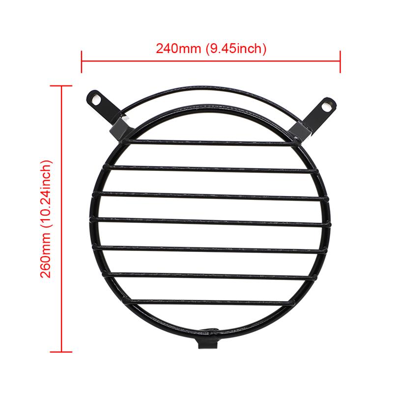 Изображение товара: Налобный фонарь для мотоцикла SUZUKI DL250 DL 250, сетчатый налобный фонарь для гриля, защита налобного фонаря V-Storm VSTORM DL250, защита налобного фонаря, черный