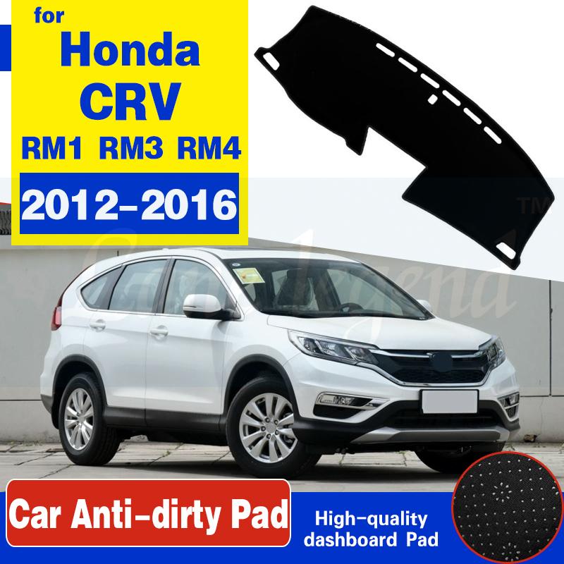 Изображение товара: Для Honda CRV 2012 ~ 2016 Противоскользящий коврик для приборной панели коврик солнцезащитный коврик для защиты автомобиля аксессуары для ковров CR-V RM1 RM3 RM4