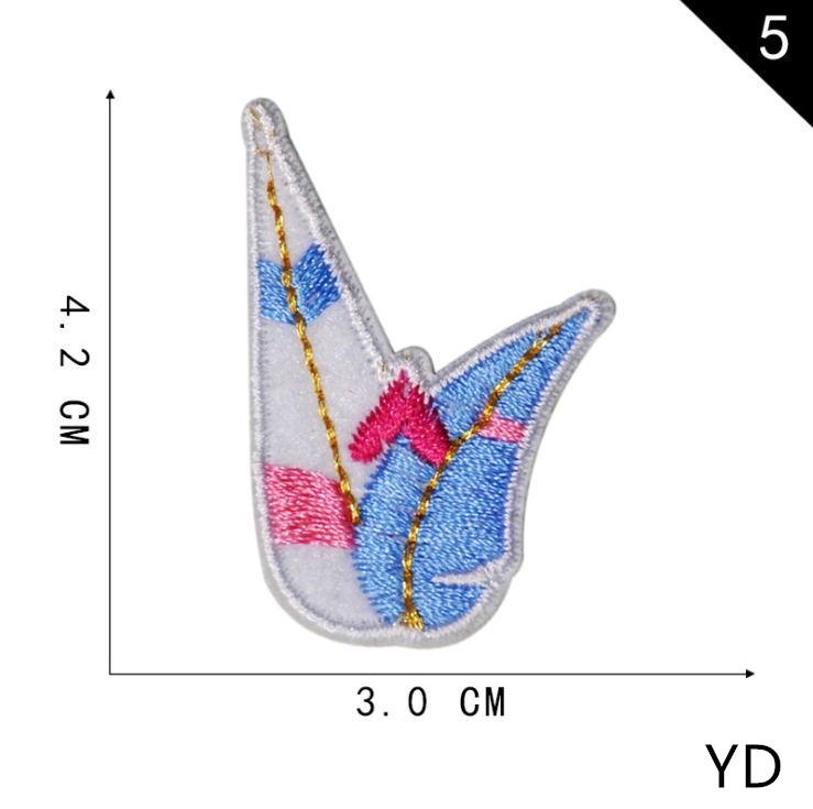 Изображение товара: Новое поступление 10 шт. вышитые нашивки Утюг На пришить Джинсы Пальто футболка сумка обувь головные уборы Декор ремонт мотив эмблема аксессуар