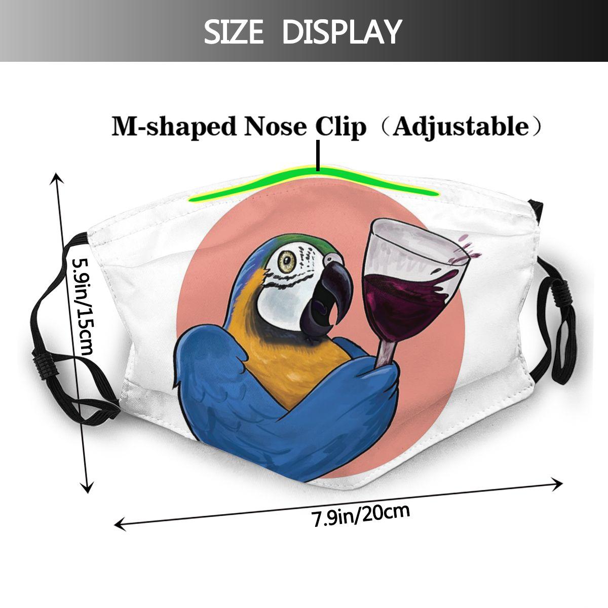 Изображение товара: Маска для лица, многоразовая, с фильтрами и ушными петлями