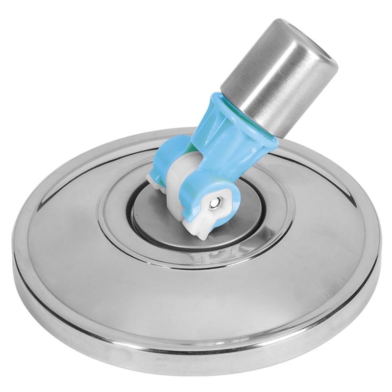Изображение товара: Вращающаяся головка для швабры из нержавеющей стали, сменная Автоматическая головка для швабры, инструменты для чистки дома