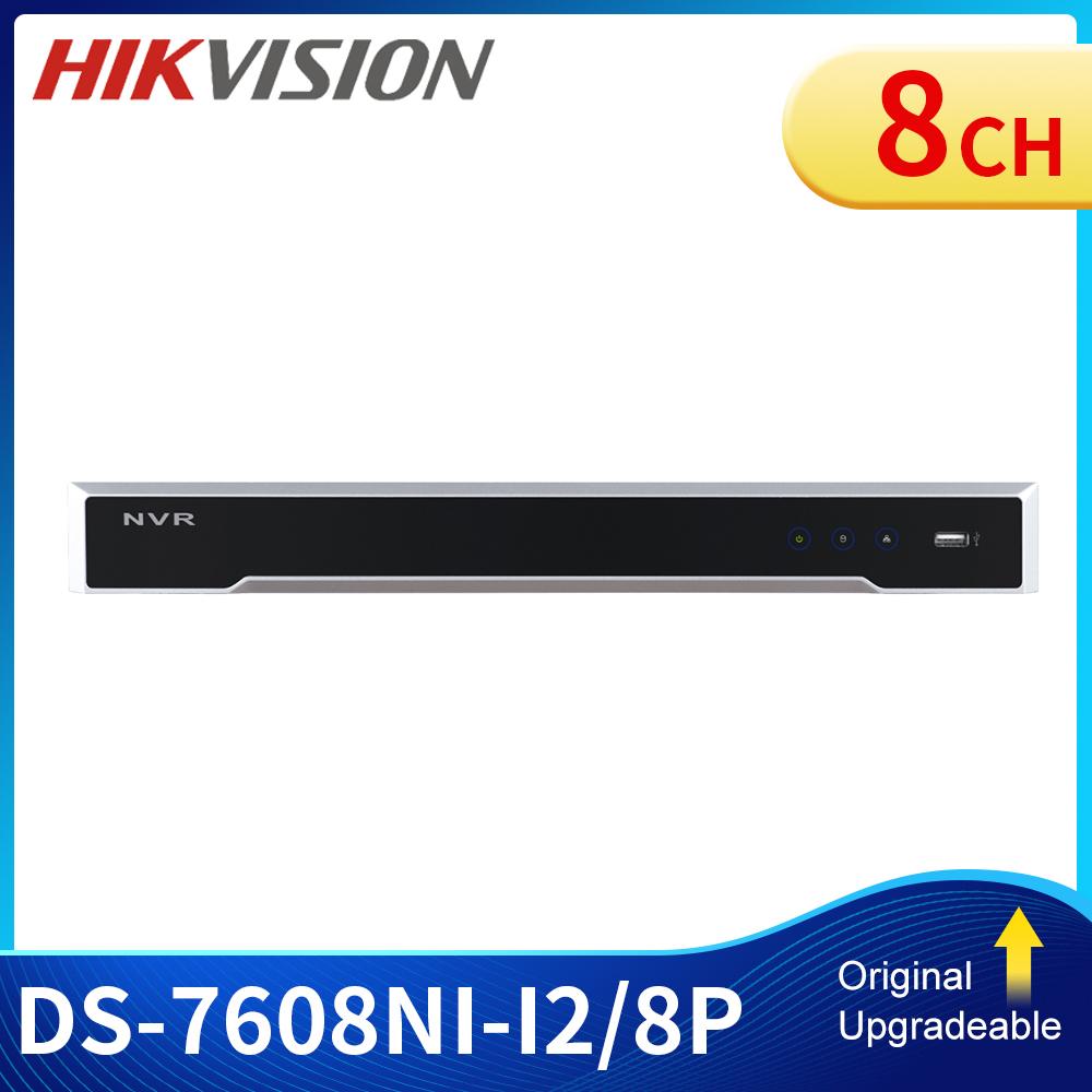 Изображение товара: DS-7608NI-I2/8P Hik 4K NVR POE 8ch 2 SATA для жесткого диска, сетевой видеорегистратор onvif для iOS и Play H.265 +