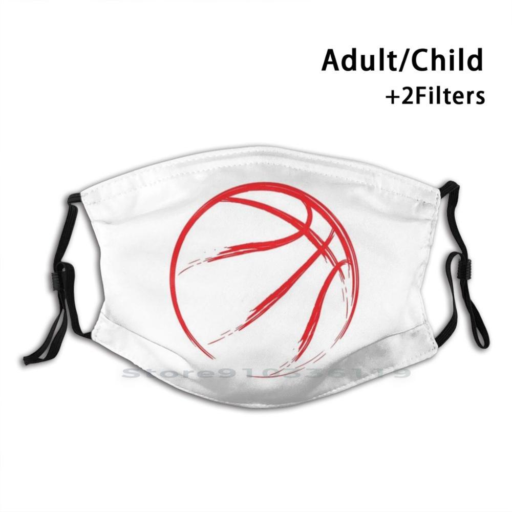 Изображение товара: Баскетбольная многоразовая маска с принтом 4010, фильтр Pm2.5, маска для лица, Детская баскетбольная корзина, спортивная баскетбольная маска Dunking Zion Mj Curry Streetball Bball