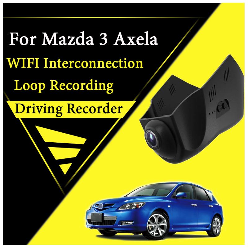 Изображение товара: Автомобильный видеорегистратор с Wi-Fi и функцией записи дороги, видеорегистратор для Mazda 3 Axela BK 2003 ~ 2009