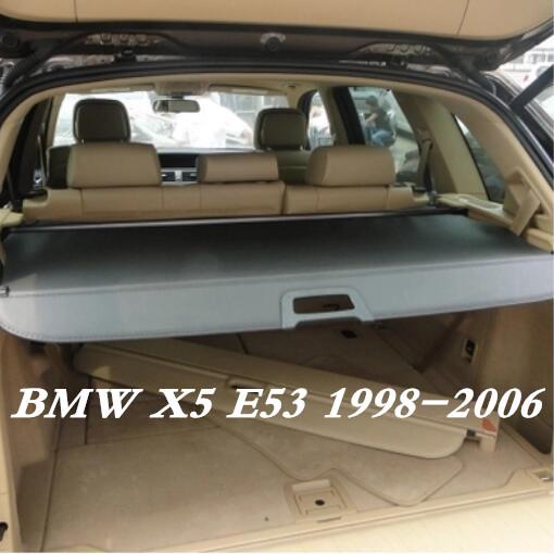 Изображение товара: Автомобильный задний багажник, защитный щит, багажник, грузовой Чехол для BMW X5 E53 1998 1999 2000 2001 2002 2003 2004 2005, автомобильные аксессуары
