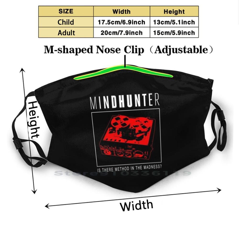 Изображение товара: Mindhunter-Есть ли в сумасшедшем методе? Печать многоразовая маска Pm2.5 фильтр маска для лица для Mindhunter ум охотника Netflix ТВ