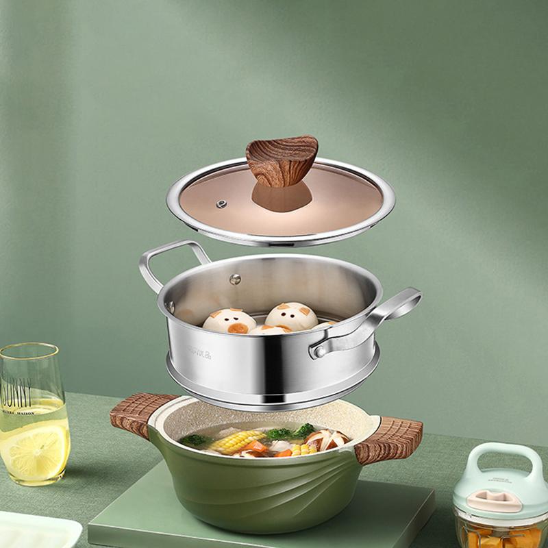 Изображение товара: Кастрюля Maifan Stone с антипригарным покрытием, кастрюли для индукционной плиты, специальная кастрюля, кухонная посуда для дома кастрюля для супа