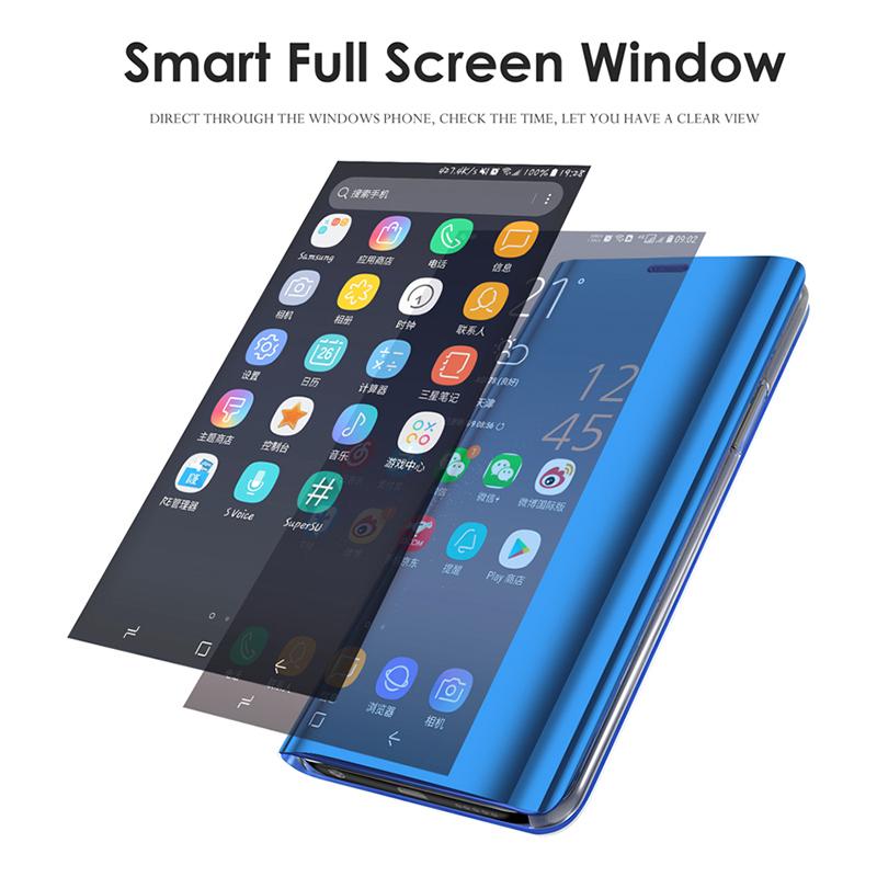 Изображение товара: Умный зеркальный чехол для телефона Huawei P40 P30 P20 Mate 30 Pro Lite Honor 10 9 8 Lite View 20 8X 9i P Smart 2019 Nova 3 3i 2i, чехол