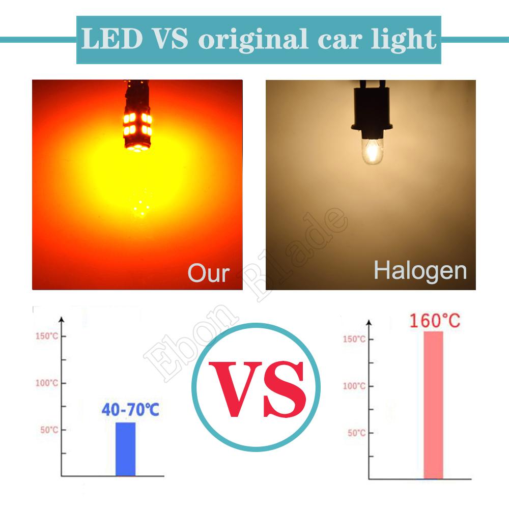Изображение товара: Светодиодные Автомобильные сигнальный фонарь грузовика T10 W5W, 2 шт., янтарный, оранжевый, без ошибок Canbus, внутренние боковые индикаторы, габаритные лампы, 12 В, 24 В, 30 в