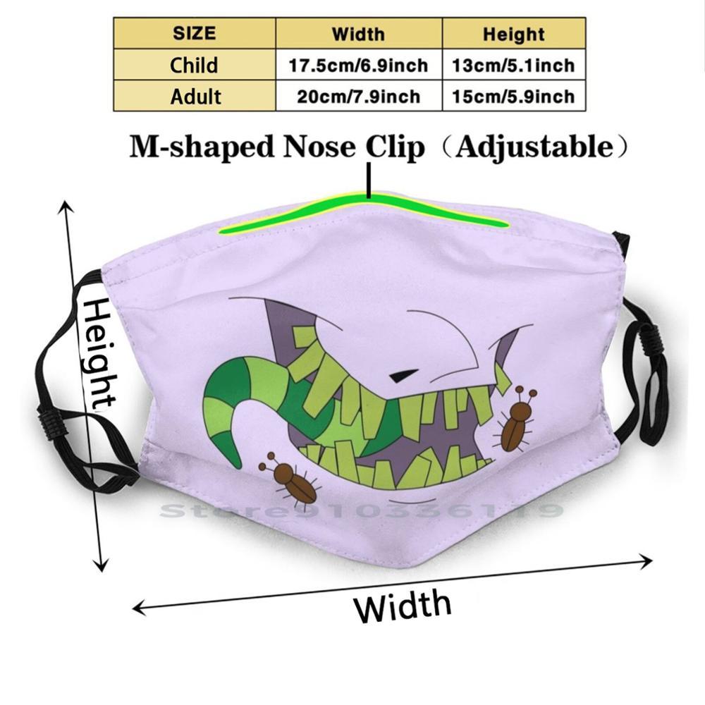 Изображение товара: Многоразовая маска для рта Smile Like Beetlejuice Pm2.5 фильтр Сделай Сам маска для рта дети Beetlejuice Ghost Smile