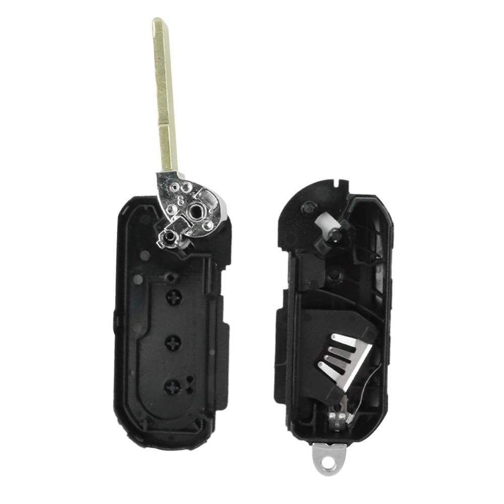 Изображение товара: Раскладной ключ с 3 кнопками и дистанционным управлением, чехол для ключа Fiat 500, Peugeot Boxer Expert, Van, Citroen Jumper, автомобильные аксессуары