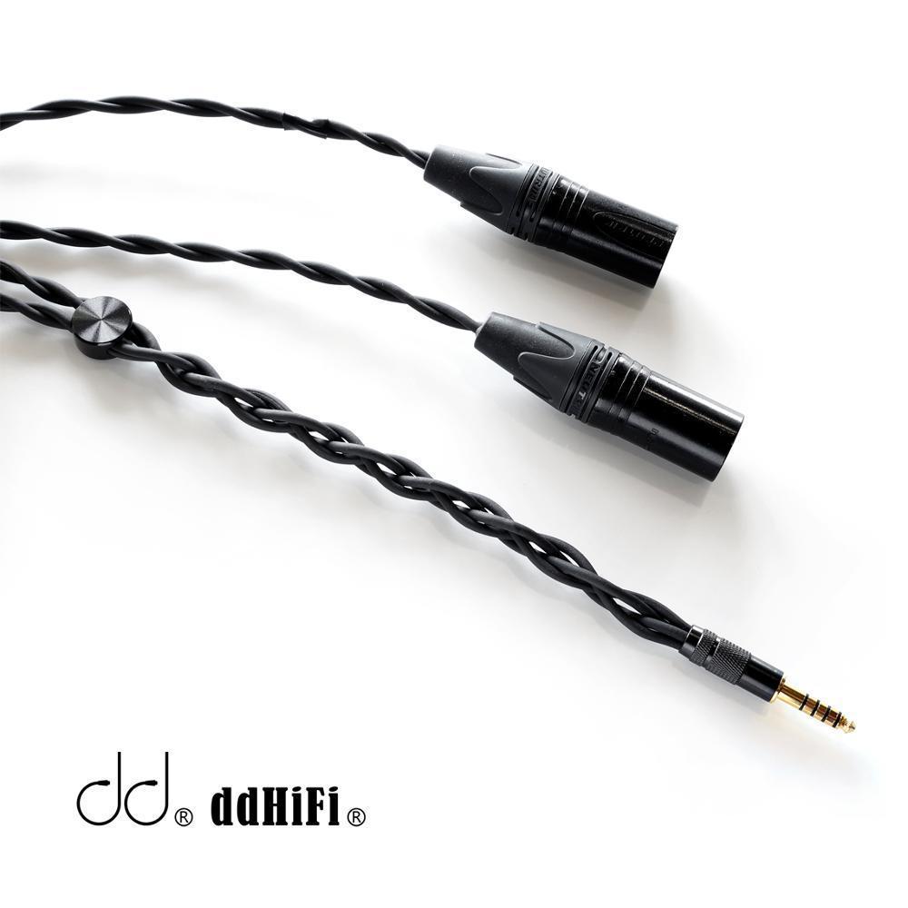 Изображение товара: DD DdHiFi DIY-XLR44A сбалансированный 4,4 к XLR 3pin аналоговый кабель, кабель музыкального плеера с высоким разрешением для динамиков