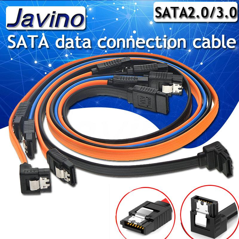 Изображение товара: Кабель SATA 3,0, переходник для жесткого диска SSD, прямой кабель Sata 2,0, 90 градусов, кабель для материнской платы Asus MSI Gigabyte