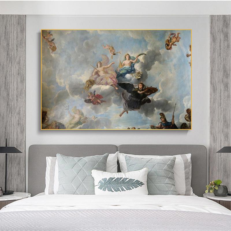 Изображение товара: Известная картина фигура Королевского великолепия картина маслом на холсте плакаты и принты настенные художественные картины для гостиной