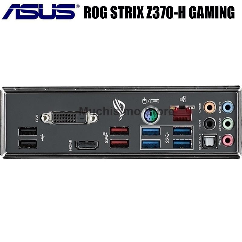 Изображение товара: Asus ROG STRIX Z370-H игровая материнская плата LGA 1151 i7 i5 i3 DDR4 64 Гб PCI-E 3,0 M.2 настольный ПК Z370 плаша-мама 1151 HDMI-совместимая