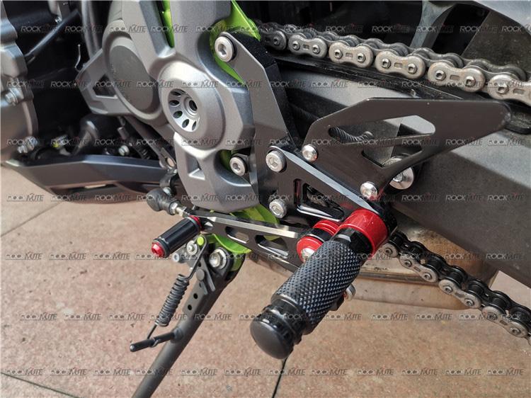 Изображение товара: Мотоцикл Rearsets для Kawasaki Z900 2020 2021 CNC регулируемая подножка рычаг переключения передач педаль тормоза подножки задний комплект