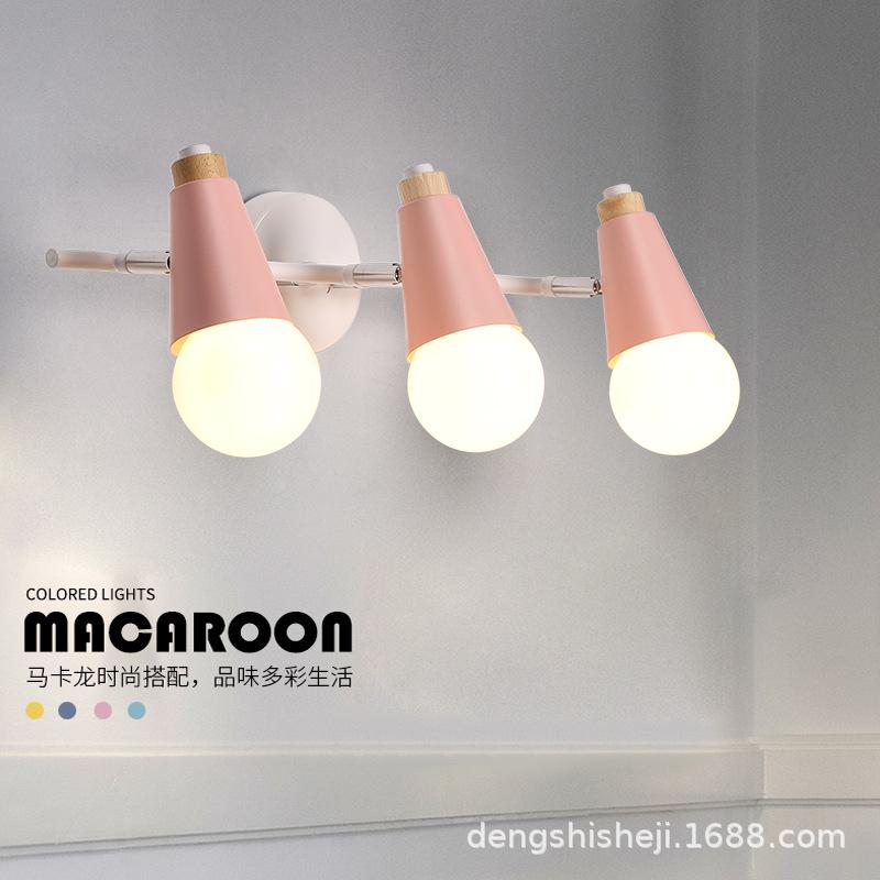 Изображение товара: Нордическая зеркальная передняя лампа Светодиодная креативная настенная лампа с изображением оленьих рогов для ванной комнаты лампа шкафа с зеркалом настольная лампа для макияжа лампа для зеркала