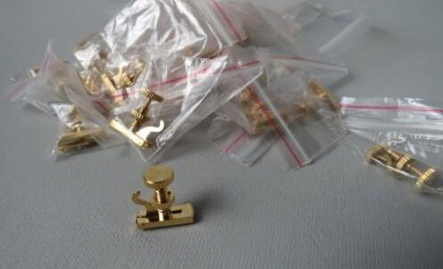 Изображение товара: 12 шт. золотые (Британские) тонкие тюнеры для скрипки, регулятор