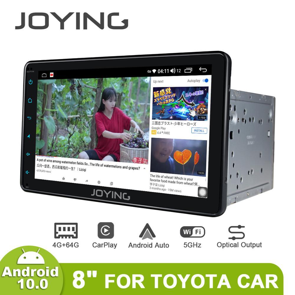 Изображение товара: Android 10,0 автомобильное радио 2 din 8 дюймов IPS BT поддержка 4G/Carplay головное устройство GPS видео плеер для Toyota Corolla/Camry/RAV4/FJ Cruiser