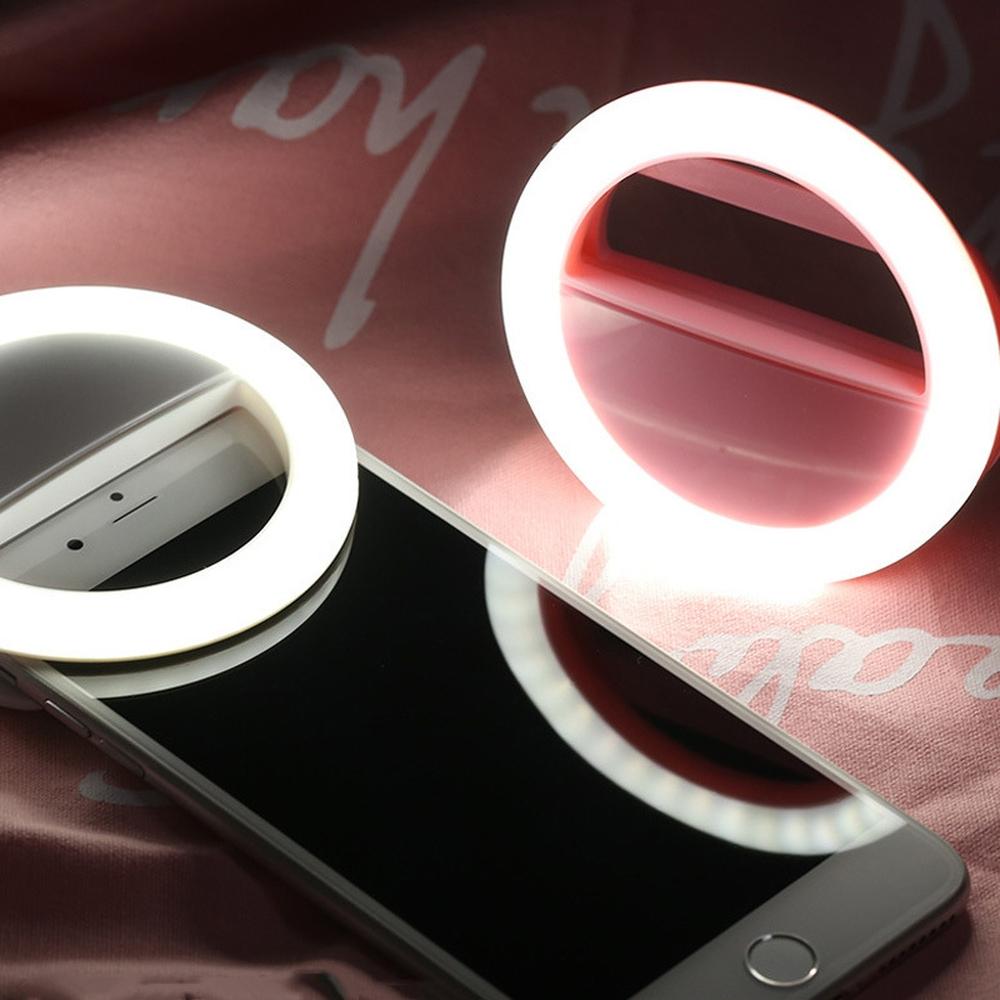 Изображение товара: PINZHENG Универсальный селфи свет мобильный телефон объектив портативный флэш-кольцо LED для iPhone Samsung Huawei Xiaomi Мобильный телефон объектив