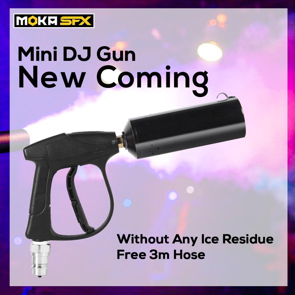 Изображение товара: Мини Ручной пистолет MOKA SFX, пистолет для диджея, пистолет для сценического эффекта, Co2 пушки для клубов, без остатка льда