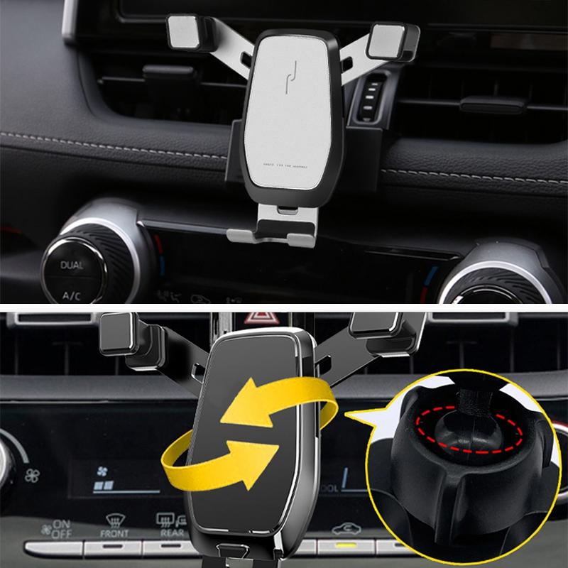 Изображение товара: Автомобильный держатель для телефона с креплением на вентиляционное отверстие зажим Мобильный Телефон держатель для Toyota Corolla Altis аксессуары 2019 2020 автомобильные аксессуары