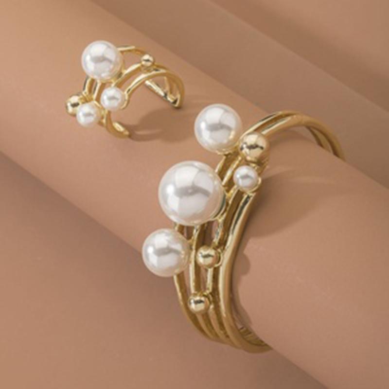 Изображение товара: Marioho Модные женские круглые браслет из исинской глины для украшения многослойный браслет преувеличенный для подиума, все-матч браслет для женщин