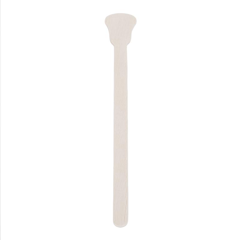 Изображение товара: 10/100 шт. деревянная лопатка для воск для депиляции, Депрессор для языка, одноразовый Многофункциональный бамбуковый набор палочек