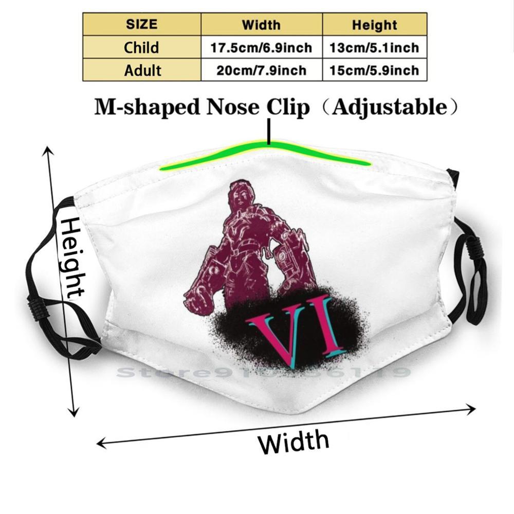 Изображение товара: Многоразовая маска Vi Print Pm2.5, фильтрующая маска для лица, Детская игровая маска Vi Legends, оптовая продажа