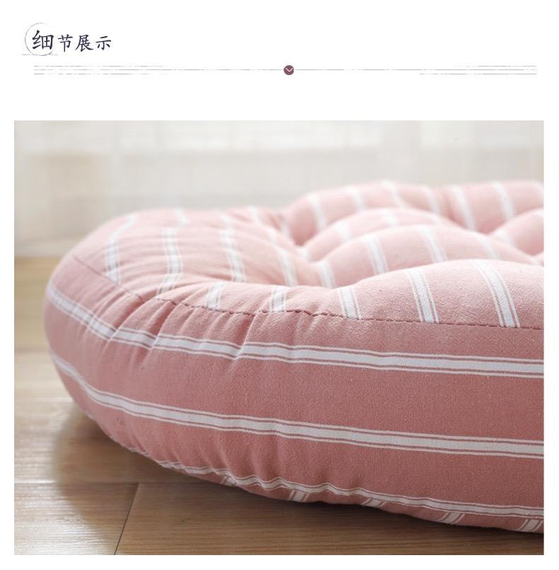 Изображение товара: Круглая подушка в европейском стиле, подушки для сидений, домашняя яркая напольная Подушка, ягодицы 58*58 см
