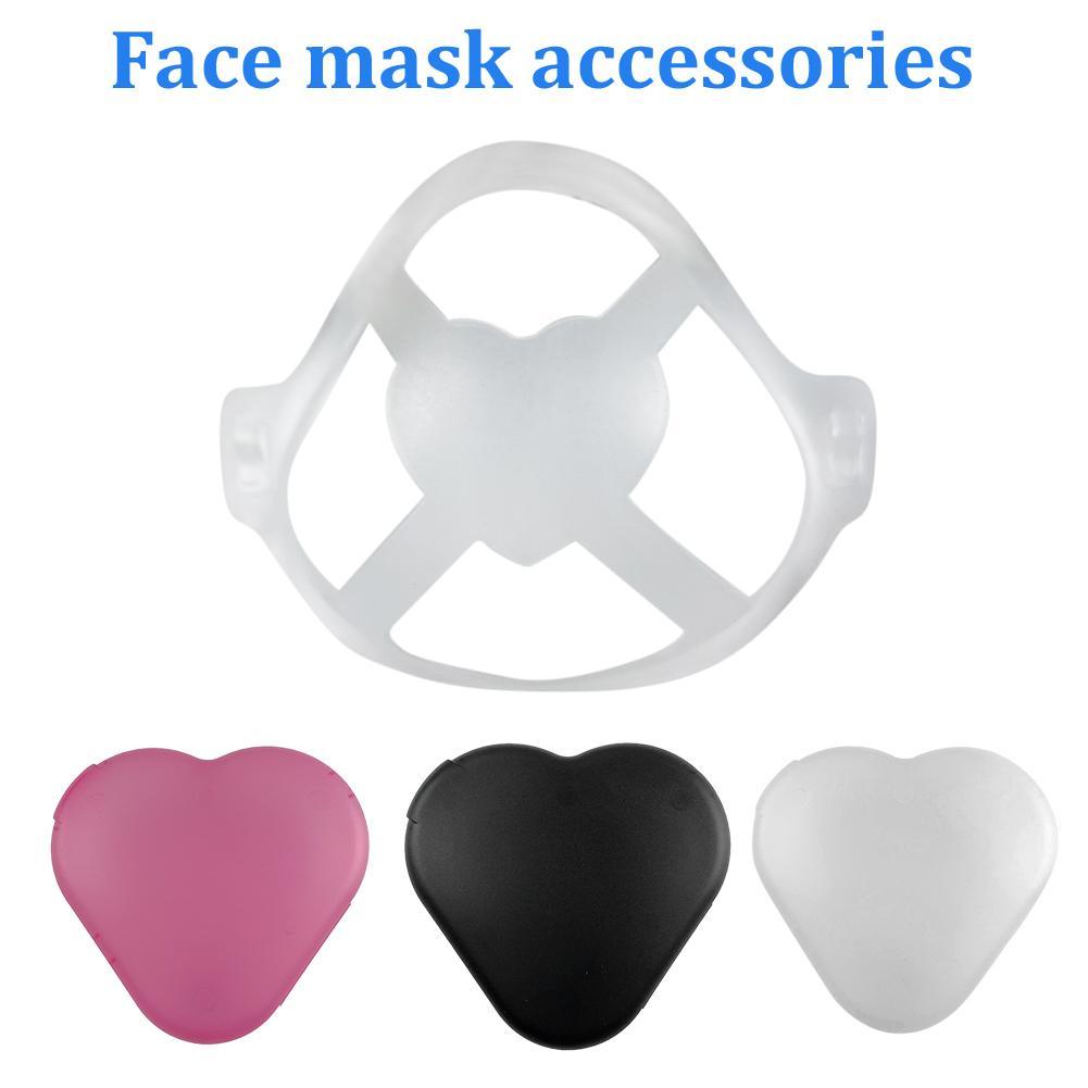 Изображение товара: Кронштейн для 3d-маски, подставка для защиты губной помады, дышащий, увеличивающий пространство, многоразовый держатель, 5 шт.