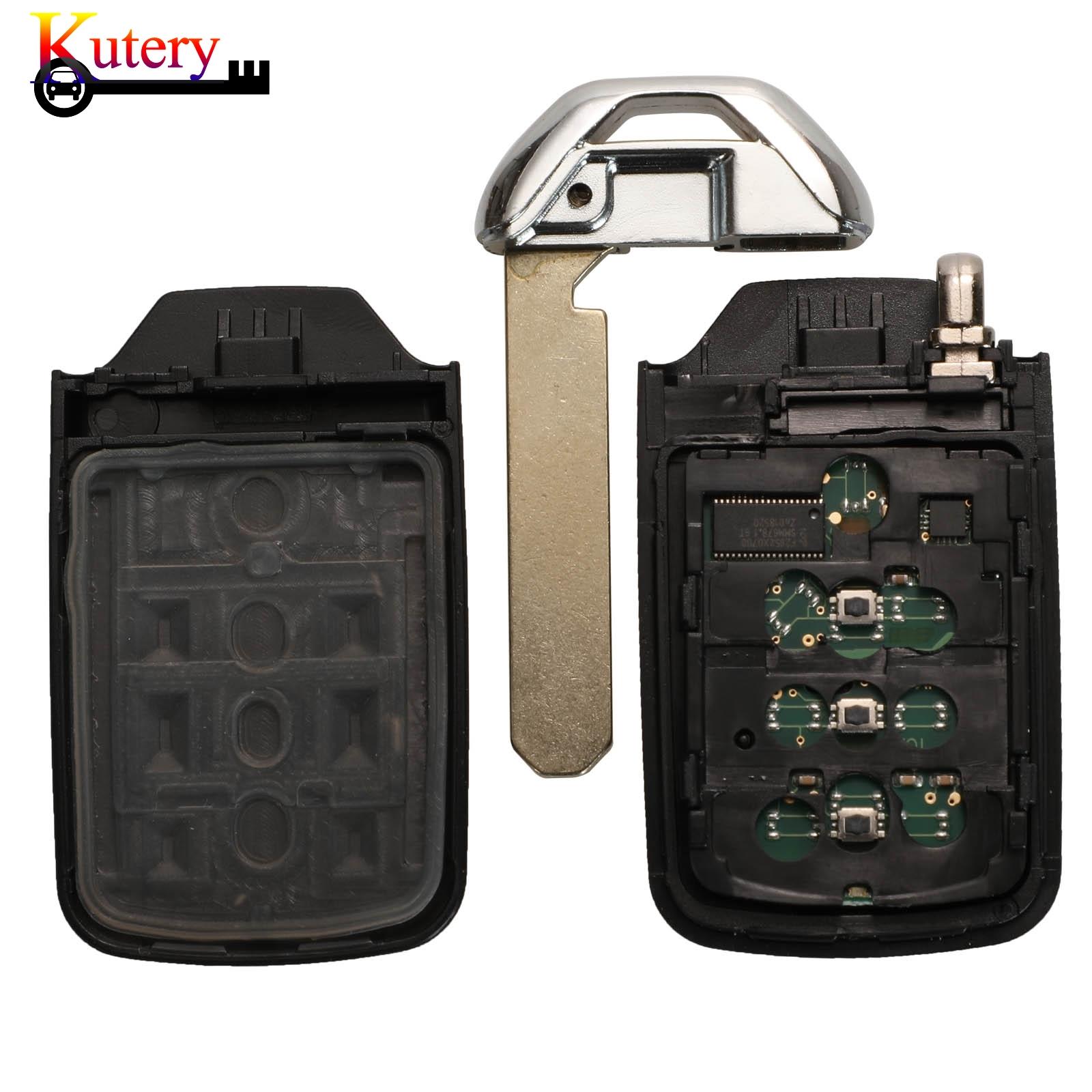 Изображение товара: Пульт дистанционного управления для автомобиля Kutery, 5 шт./лот, для Honda City Accord HR-V, 4 кнопки, 313,8/433,92 МГц, чип ID47, 72147-T9A-X01, KR5V1X