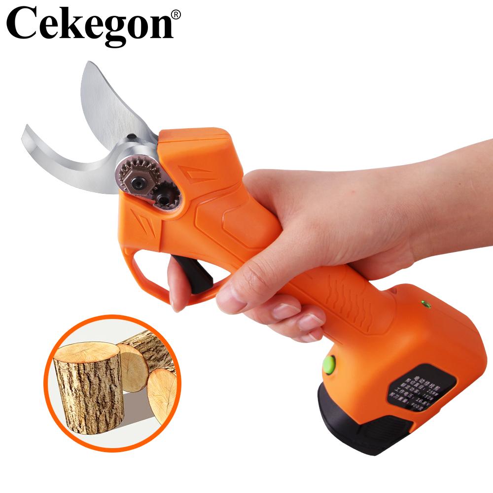 Изображение товара: Cekegon экономичное лезвие для резака 25 мм электрические ножницы для обрезки веток перезаряжаемый садовый резак инструмент
