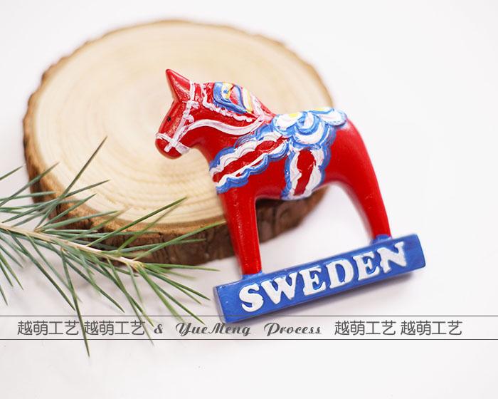 Изображение товара: Креативный Рождественский магнит на холодильник, Швеция, Нидерланды, гавайский мир, путешествия, памятный магнит