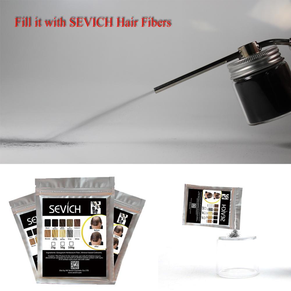 Изображение товара: Строительный волоконный спрей-аппликатор для выпадения волос сопло-насос для выпадения волос для наращивания волос волокна для выпадения волос