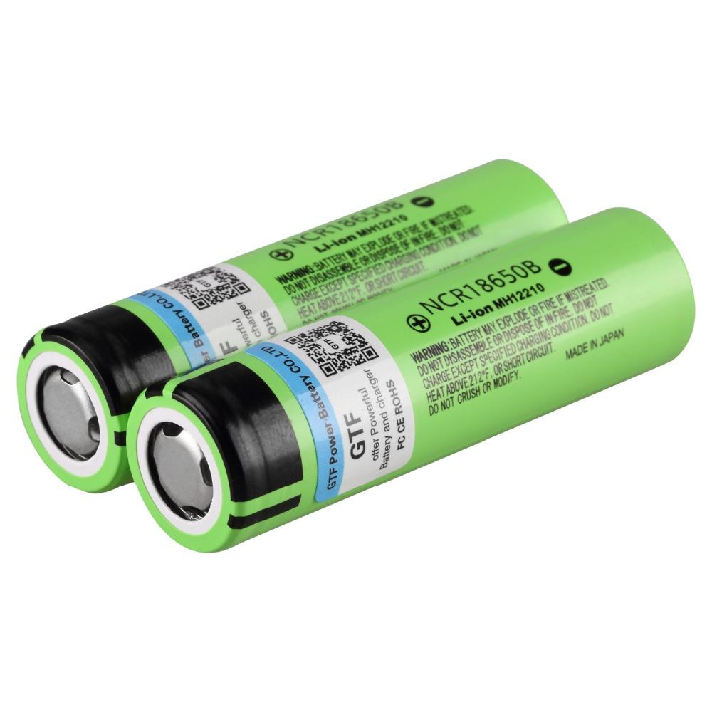 Изображение товара: Оригинальная литий-ионная аккумуляторная батарея NCR18650B 3400 мАч, емкость 100% в 3,7, 18650, без ПП