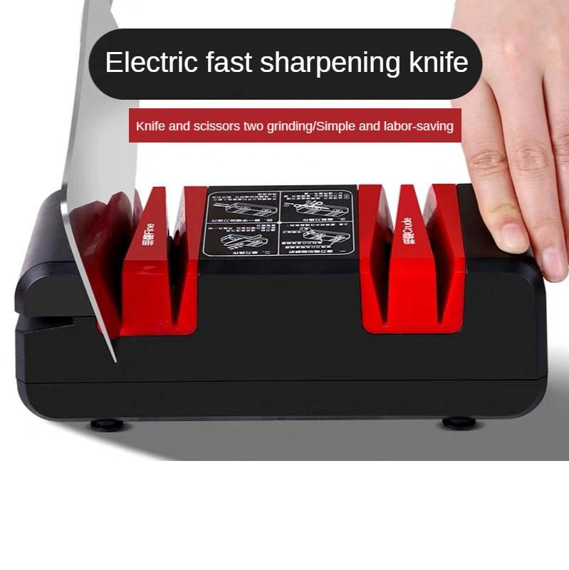 Изображение товара: Точильный камень, многофункциональная электрическая точилка для ножей, домашняя кухонная точилка для ножей, полностью автоматическая кухонная точилка