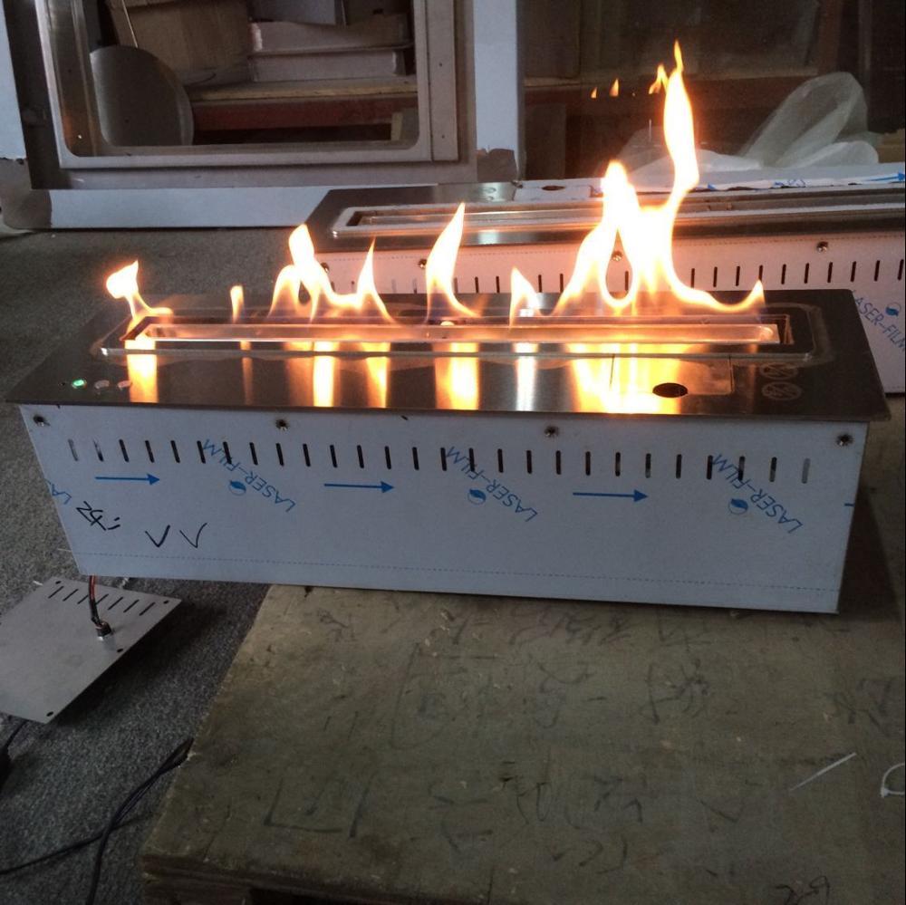Изображение товара: Inno огня 24 дюйма Автоматический интеллигентая (ый) смарт настоящего пламени на биоэтаноле нержавеющая сталь камин